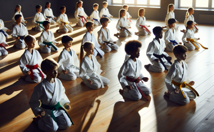 kids martial arts group class
